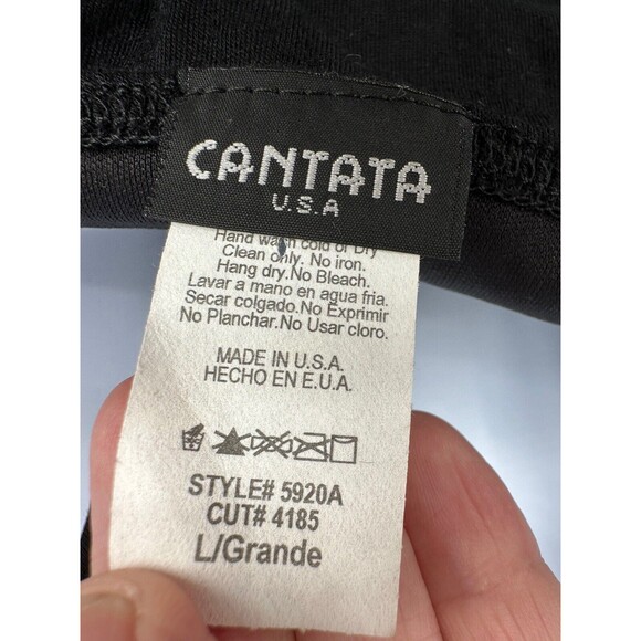 Y2K Sleeveless open back Black Accent USA vintage size L/G - Picture 4 of 7